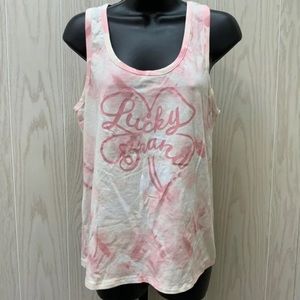 Lucky Brand Tie-Dye Pajama Tank Top